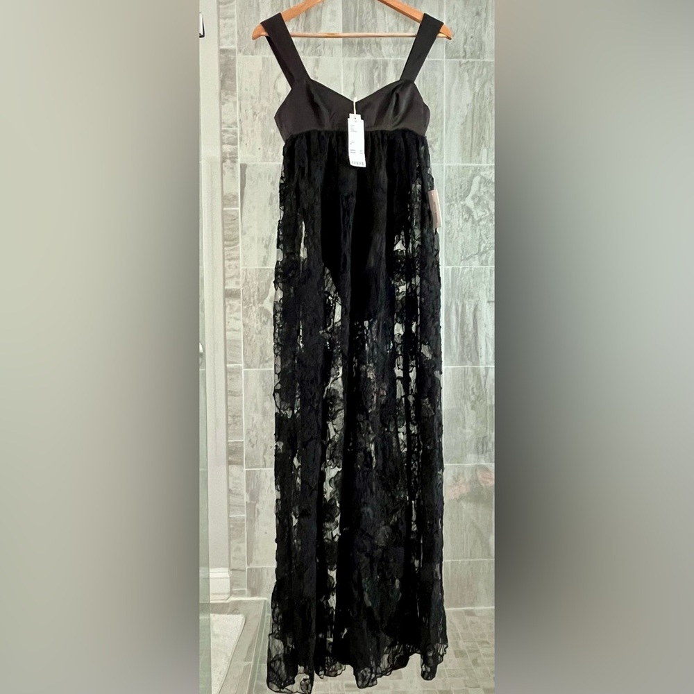 For Love And Lemons Leah Sheer Lace Maxi Dress. NWT.